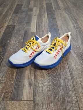 Atreyu - The Base Model v2 Running Shoes - Men 9.5 Women 11 - White Blue Yellow